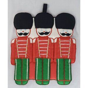 Franco Nutcracker Potholder Vintage Christmas
